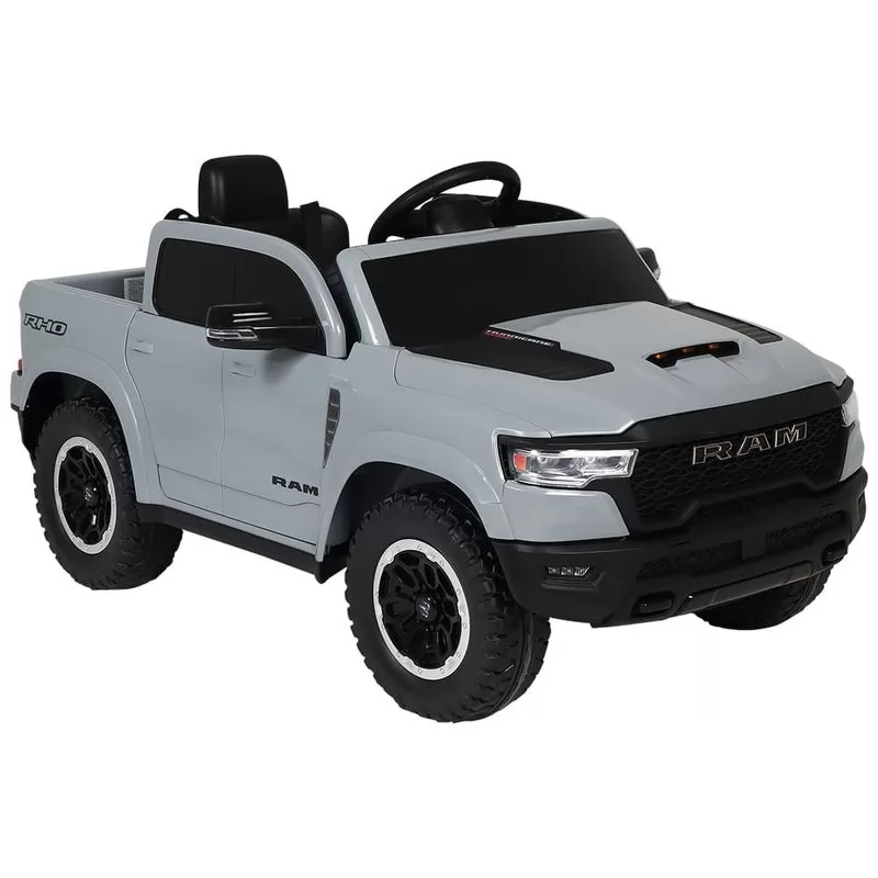 Carro Elétrico Infantil Dodge RAM 12V Cinza